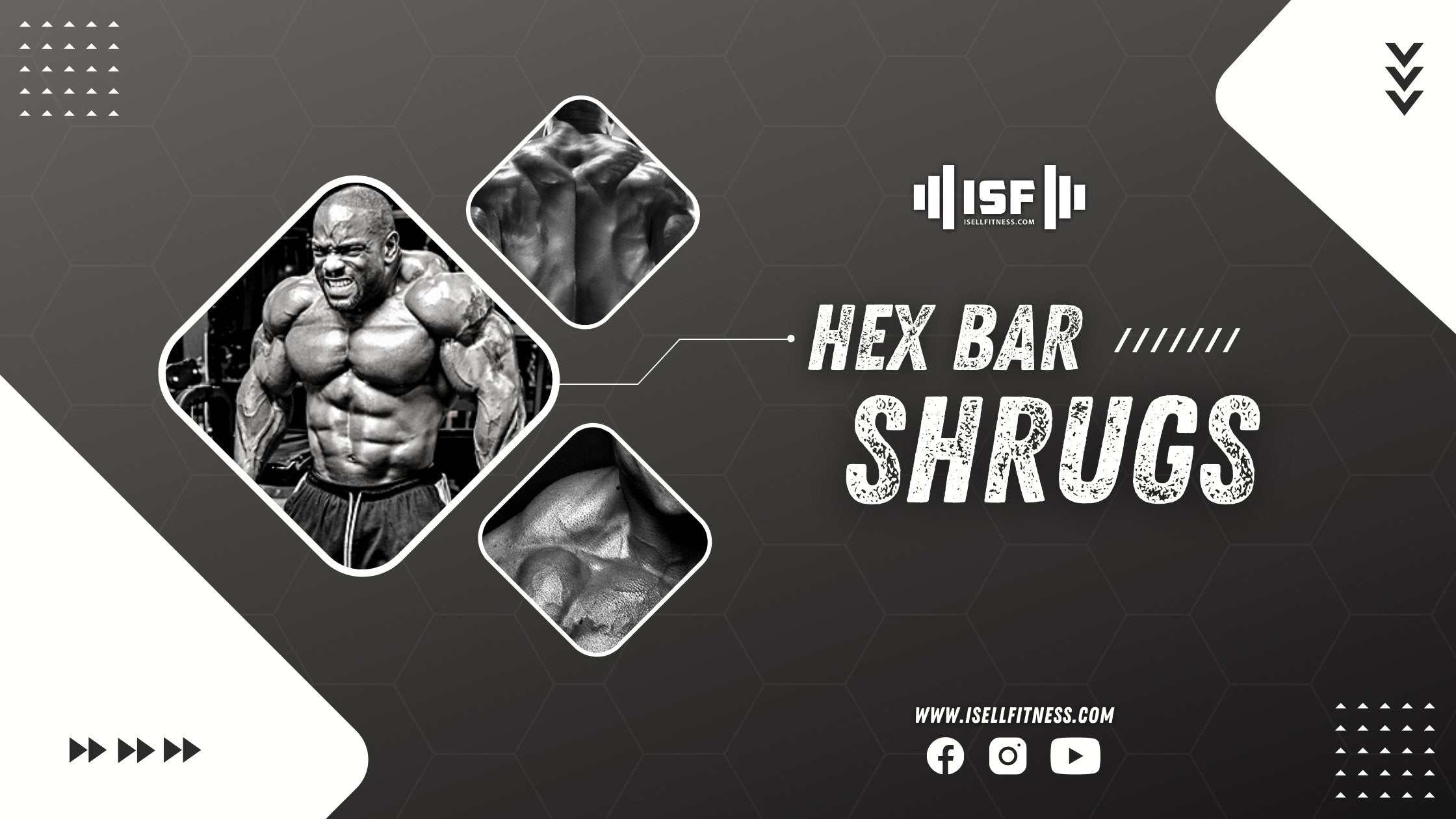 Do the Hex Bar Shrugs For Bigger Traps – ISF Fitness Equipment