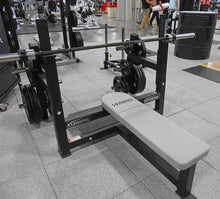 Load image into Gallery viewer, Olympic Flat Bench w/ Plate-Storage #3150 Legend