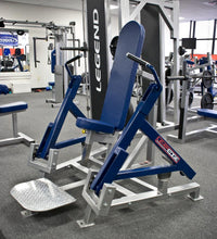 Load image into Gallery viewer, LeverEDGE Unilateral Converging Vertical Wide Chest Press Legend 6006
