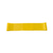 Yellow mini band shown at full length on a white background.