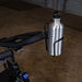 Close-up of the water bottle holder on the Body-Solid ESB250 Indoor Cycle, providing convenient hydration access during workouts.