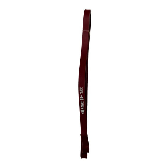 ISF Resistance Band 10mm Red, 5lb-25lb resistance, ideal for light exercises, mobility, and pull-up assists.