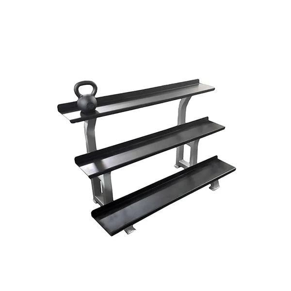 3-Tier Kettlebell Rack - Muscle D - Sturdy Kettlebell Storage