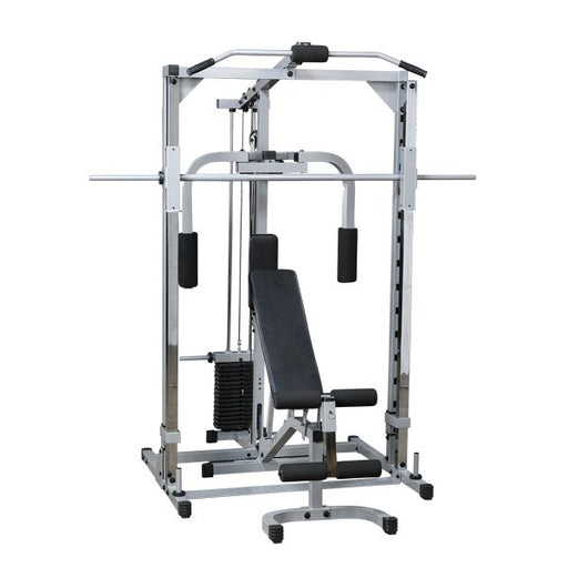 Powerline Smith Machine Package with bench and attachments for home gym by Body-Solid.