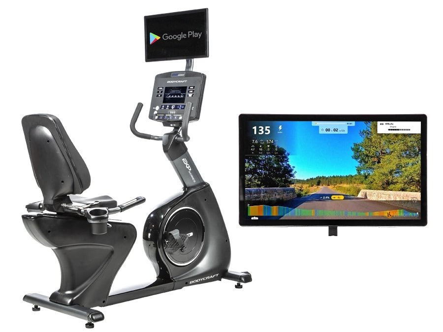 BodyCraft R1000 Commercial Recumbent Bike with Advanced Console