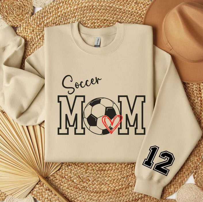 Soccer Mom Sweatshirt Customized w/ Child's Number