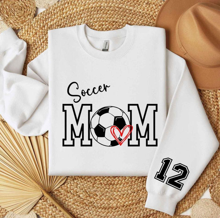 Soccer Mom Sweatshirt Customized w/ Child's Number