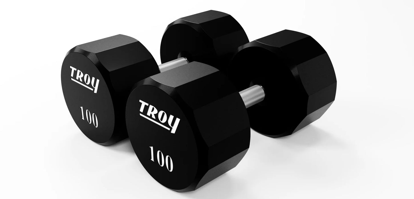 Troy Urethane 12 Sided Dumbbell Sets