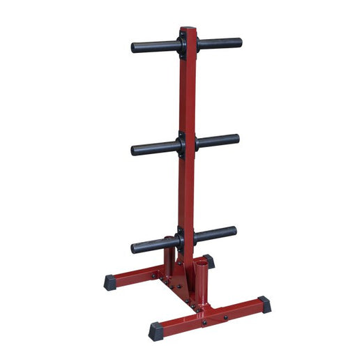 Best Fitness BFWT10 Olympic Weight Tree with Six 9” Weight Horns and Two Bar Holders