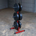 Best Fitness BFWT10 Olympic Weight Tree with Bumper Plates