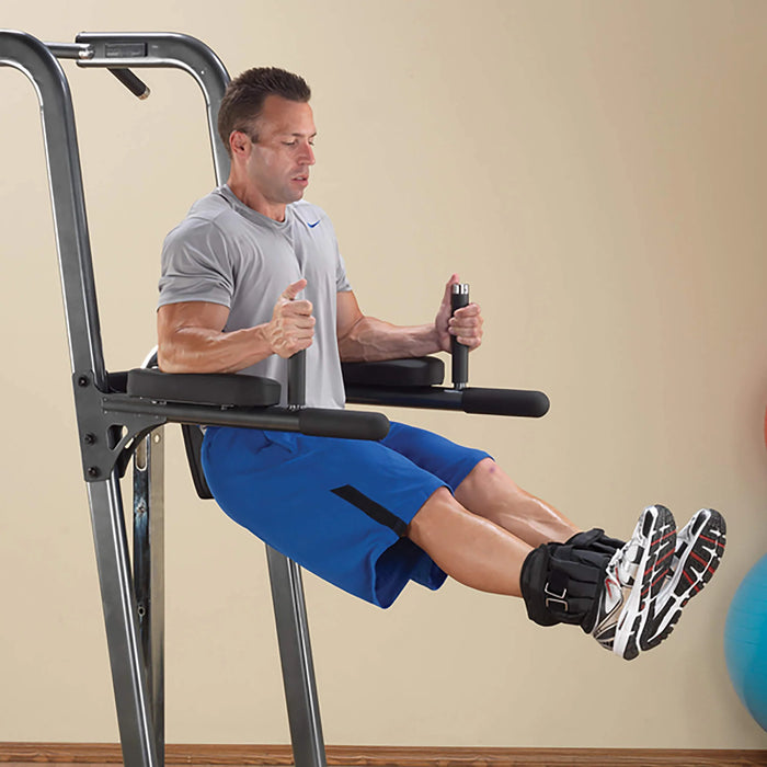 Body-Solid Fusion VKR Dip Pull-Up Station Power Tower FCD