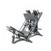 Pro Linear Bearing Angled Leg Press / Hack Squat F760 by BODYCRAFT - side front view on a white background showcasing heavy-duty construction.