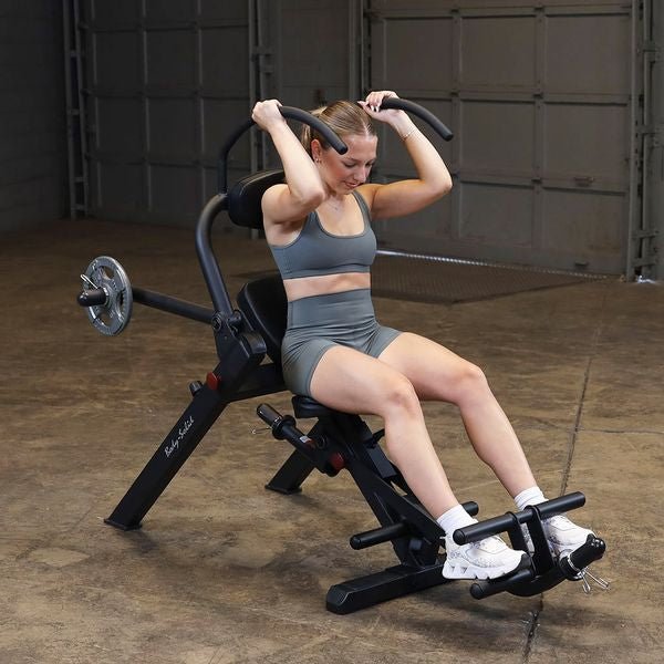 Ab Crunch Bench Seated Semi Recumbent Machine GAB300B