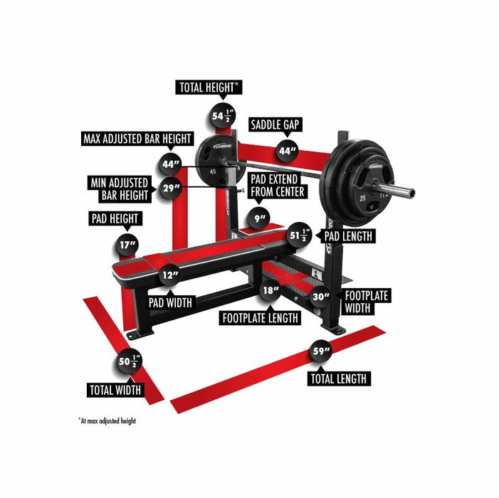 Competition Flat Bench Press 3906 Legend