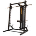 Powertec Workbench Lat Tower Option WB-LTO20 attached to Roller Smith Machine.