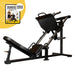 Side View of Powertec P-LP23 Leg Press with Free E-Book Notation in Corner