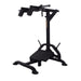 Powertec Levergym Squat/Calf Machine L-SC19 – side view showing lever arm design.