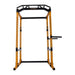 Front view of the Powertec Workbench Power Rack Yellow WB-PR19.

