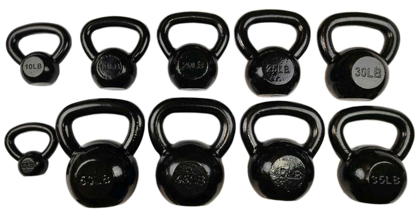 ISF Kettlebells Black Enamel Single Kettlebell or Sets