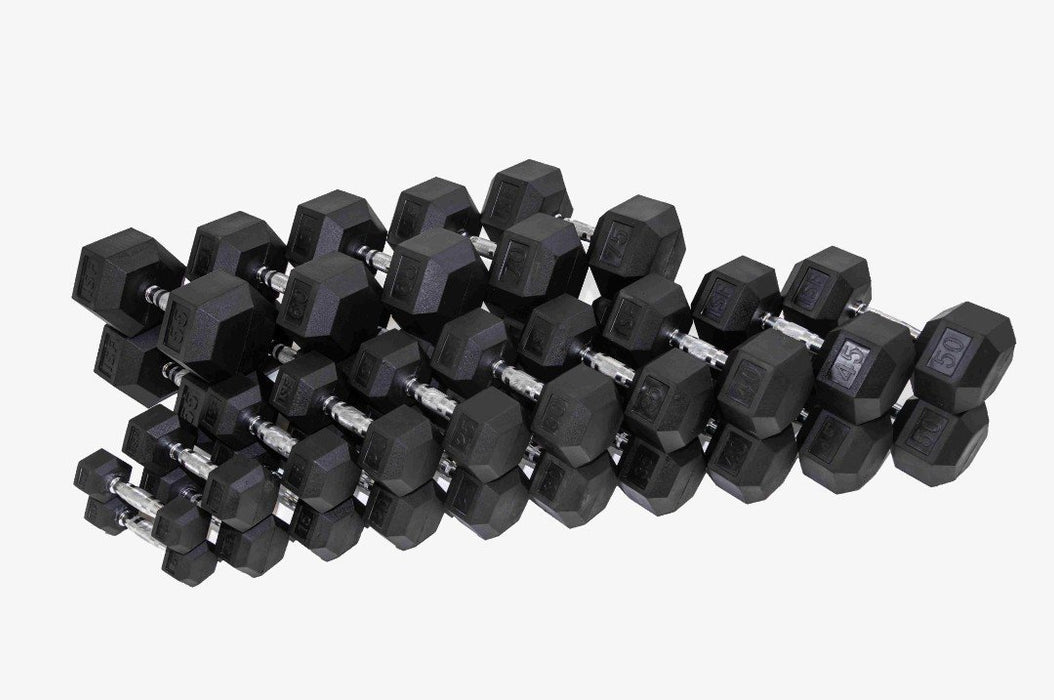 ISF Rubber Hex Dumbbells